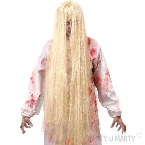 peruka party dziewczynka z horroru blond widmann