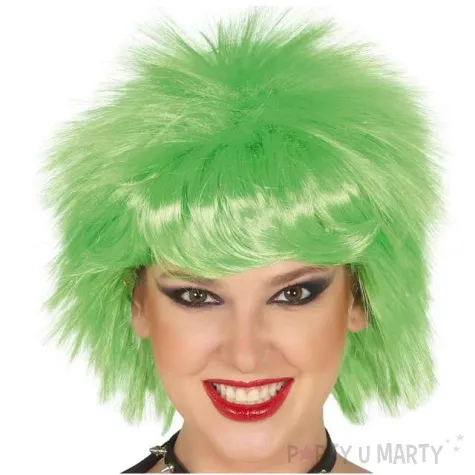 peruka party dziki punk zielona guirca