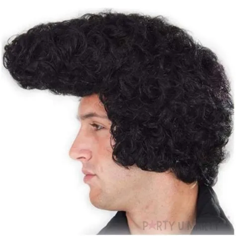 peruka party elvis czarne fyasa