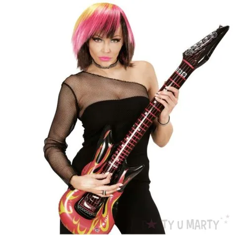 peruka party emo girl kolorowa widmann