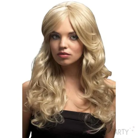 peruka party fever dlugie loki blond smiffys