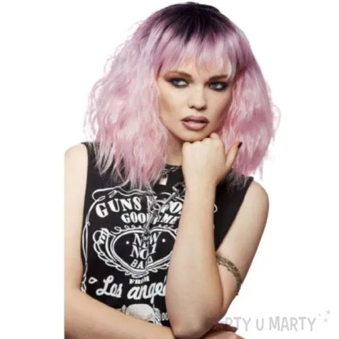 peruka party fever ombre rozowa smiffys