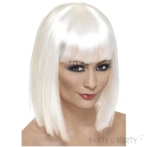 peruka party glam biala smiffys