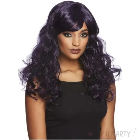 peruka party gotycka uwodzicielka fioletowy smiffys