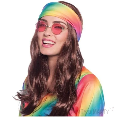 peruka party hipiska z chusta folat