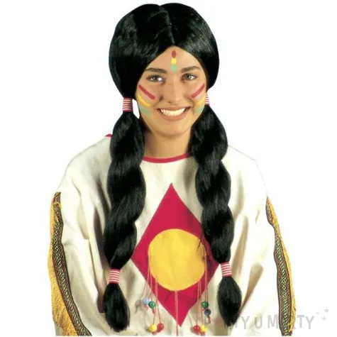 peruka party indianka czarne widmann