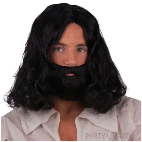 peruka party jezus z broda funnyfashion
