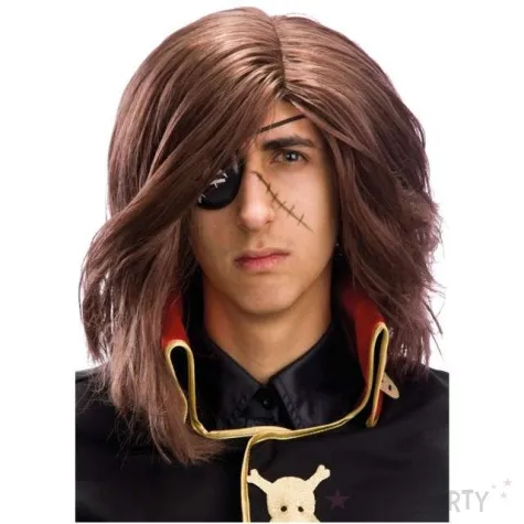 peruka party kapitan harlock brazowa carnival toys