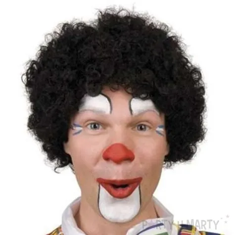 peruka party klaun czarna boland
