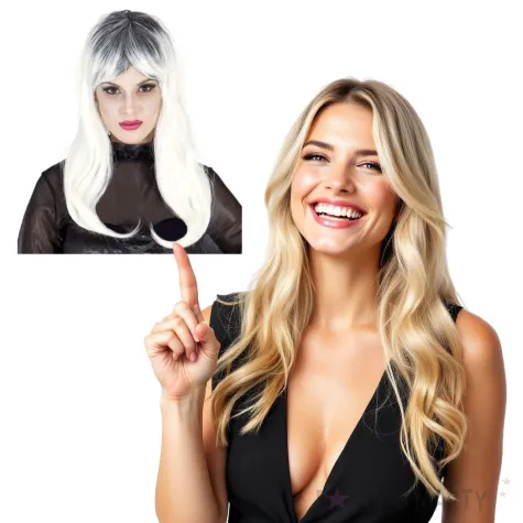 peruka party kobieta zombie guirca