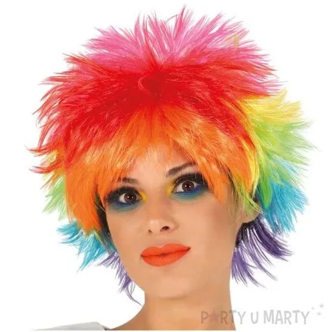 peruka party kolorowy tapir kolorowa guirca