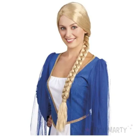 peruka party ksiezniczka z warkoczem boland