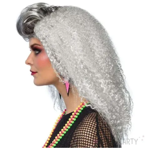 peruka party lata 80 bialy boland