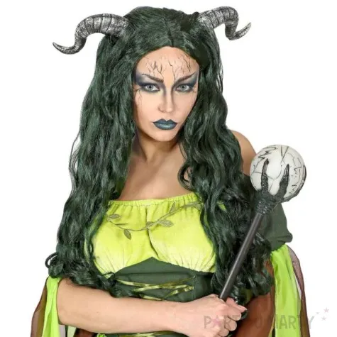peruka party lesna wiedzma zielona widmann