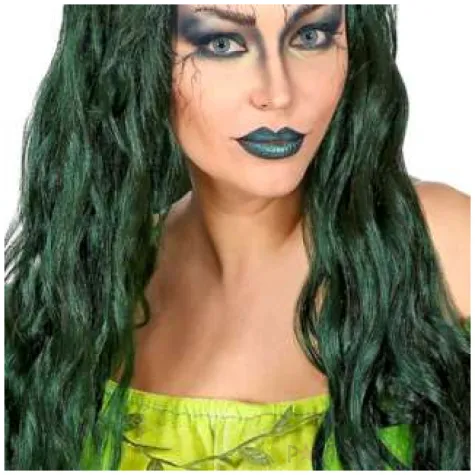 peruka party lesna wiedzma zielona widmann