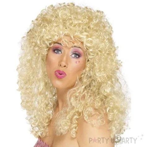 peruka party loczki blond smiffys