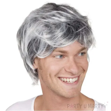 peruka party meska siwa boland