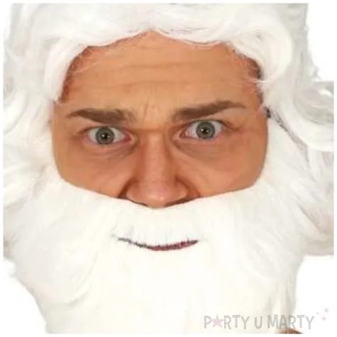 peruka party mikolaj sw z broda biala guirca