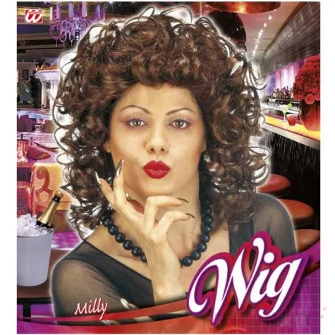 peruka party milly brazowy widmann