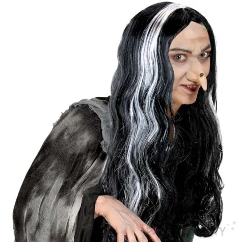 peruka party morticia addams czarna widmann