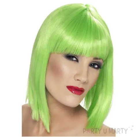 peruka party neon zielona smiffys