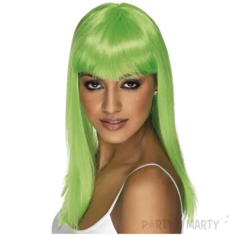 peruka party neon zielony smiffys