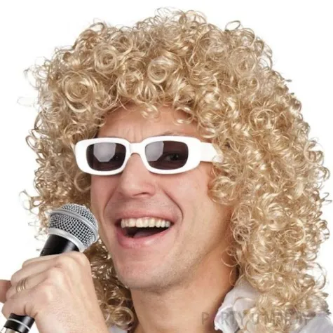 peruka party piosenkarz solista blond boland