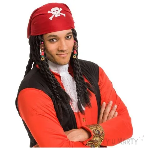 peruka party piracka z chusta folat