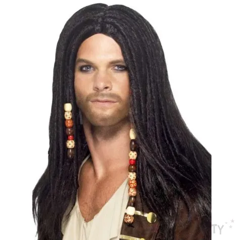 peruka party pirat jack czarna smiffys