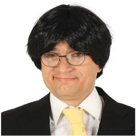 peruka party polityk czarna guirca