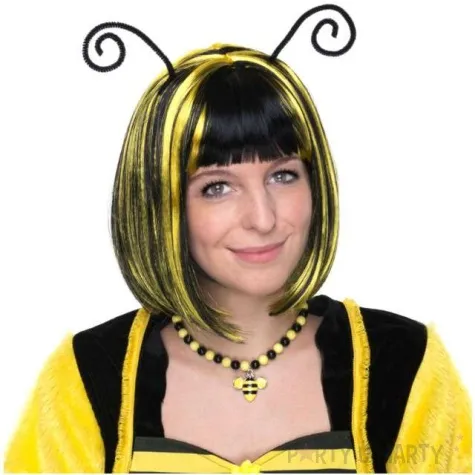 peruka party pszczola pasemka funny fashion