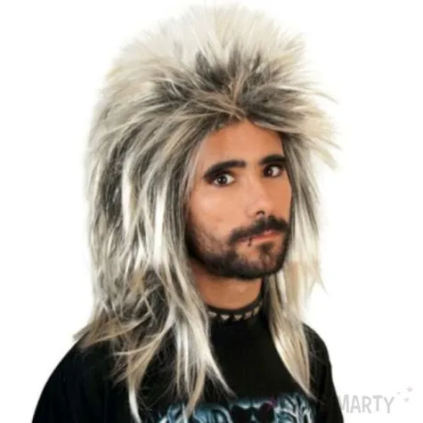 peruka party punk blond fries