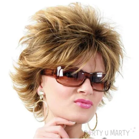 peruka party retro blond fries