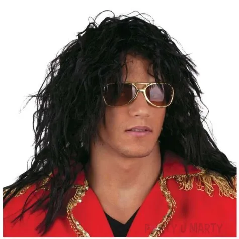 peruka party rockman czarna funnyfashion