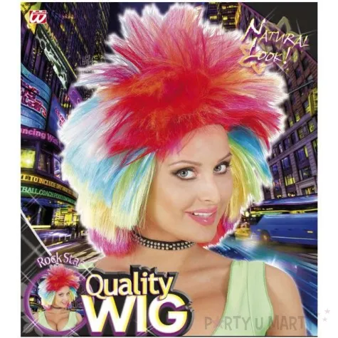peruka party rockstar kolorowa widmann