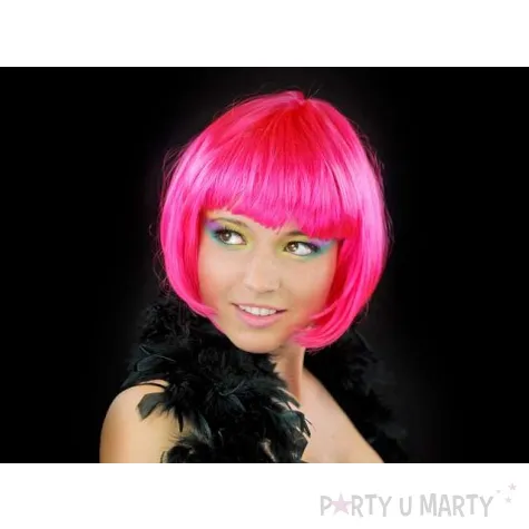 peruka party rozowa sexy 1 szt