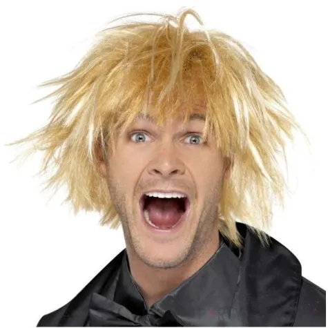 peruka party roztargarny serfer blond smiffys