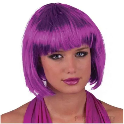 peruka party sexy holly fioletowa funnyfashion
