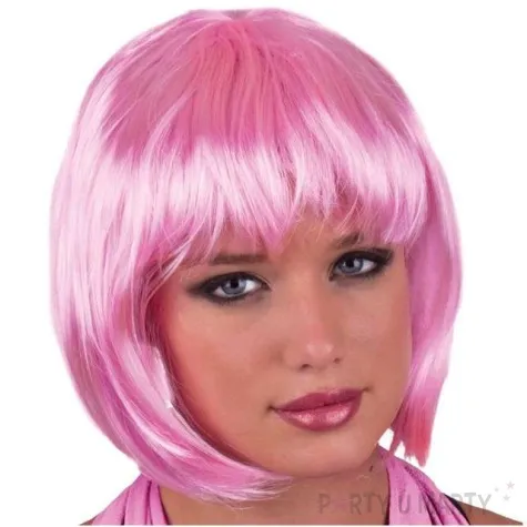 peruka party sexy holly rozowa funnyfashion