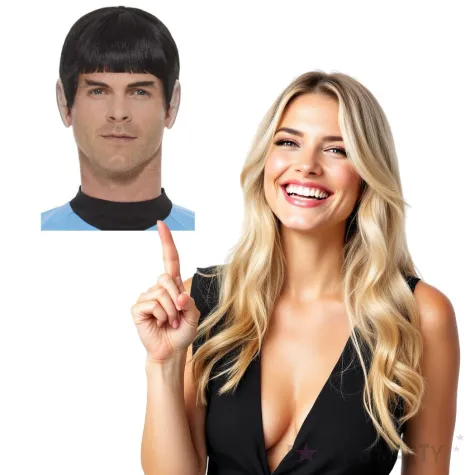 peruka party spock czarna smiffys