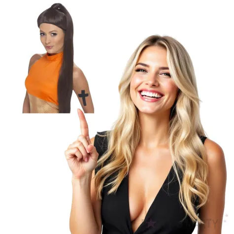 peruka party sportsmenka brazowa smiffys