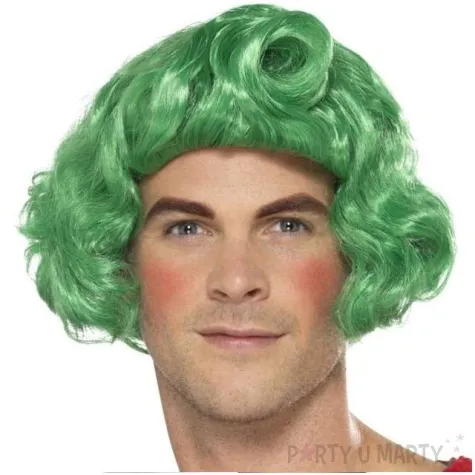 peruka party swiateczny elf zielony smiffys