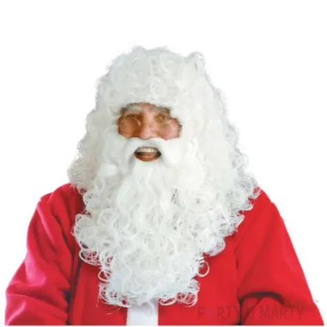 peruka party swiety mikolaj z broda kraszek