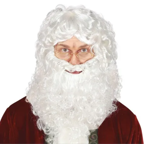 peruka party swiety mikolaj z wasami i broda guirca