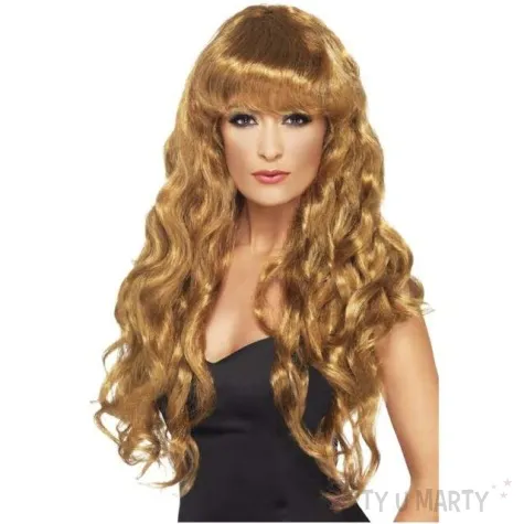 peruka party syrena brazowa smiffys