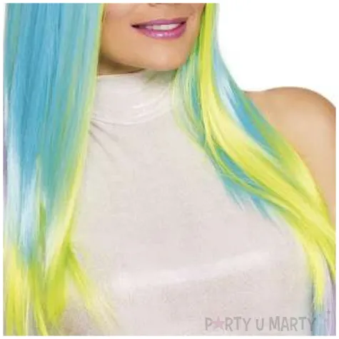 peruka party syrena sky niebiesko zolta boland