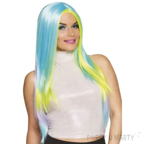 peruka party syrena sky niebiesko zolta boland