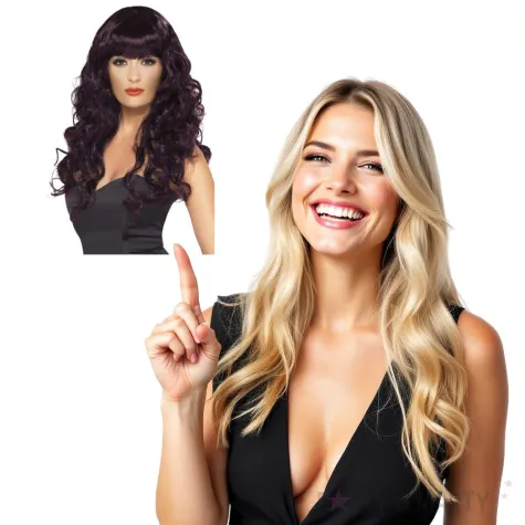 peruka party syrena sliwkowa smiffys