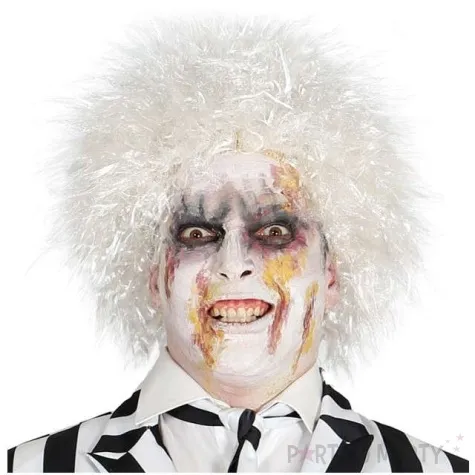 peruka party szaleniec bialy guirca