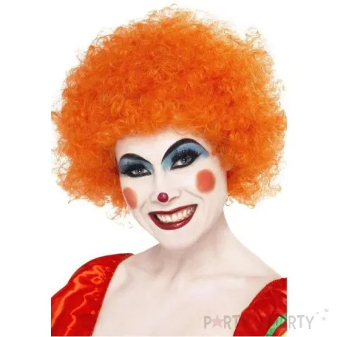 peruka party szalony klaun pomaranczowa smiffys